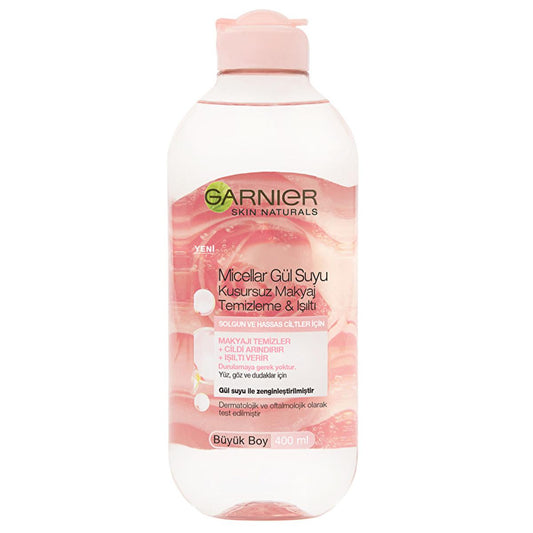 Garnier Micellar Water for Makeup Removal - Gentle, Radiant Skin Solution - 13.53 fl oz by Beauty Care Bag