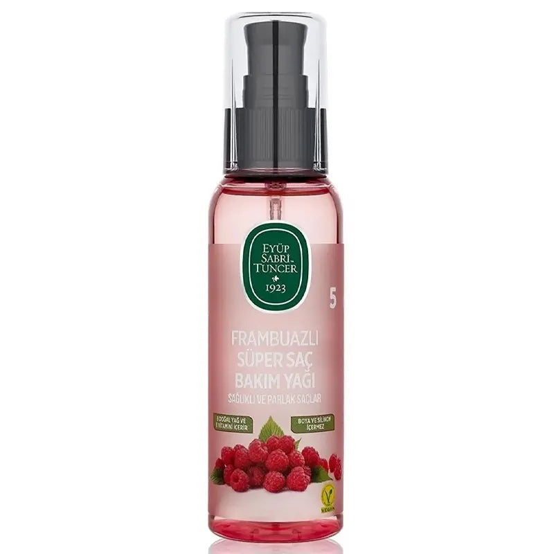 Eyup Sabri Tuncer Raspberry Hair Oil for Softness 100ml by Beauty Care Bag