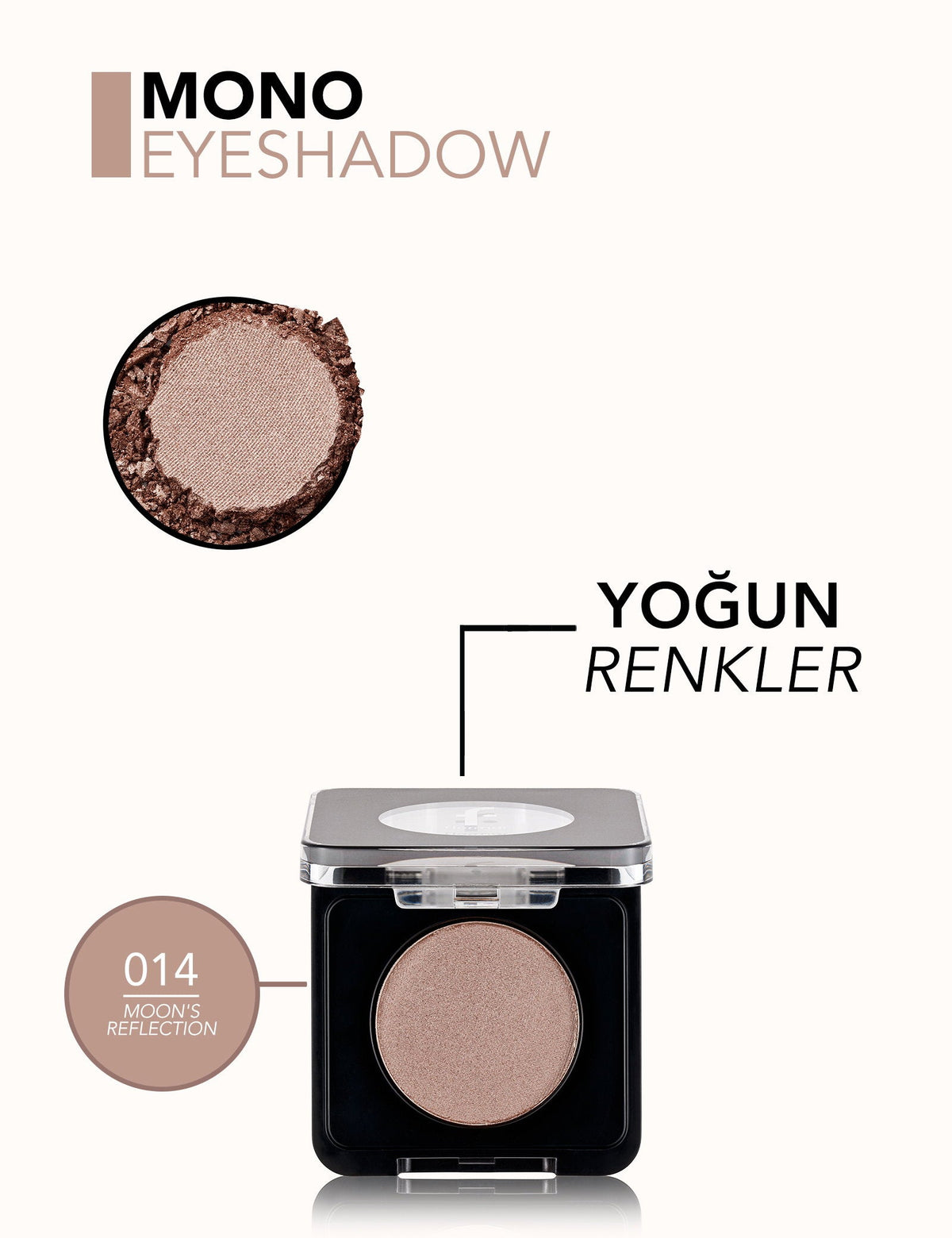 Flormar Mono High-Pigment Shimmer Eyeshadow 4g by Beauty Care Bag