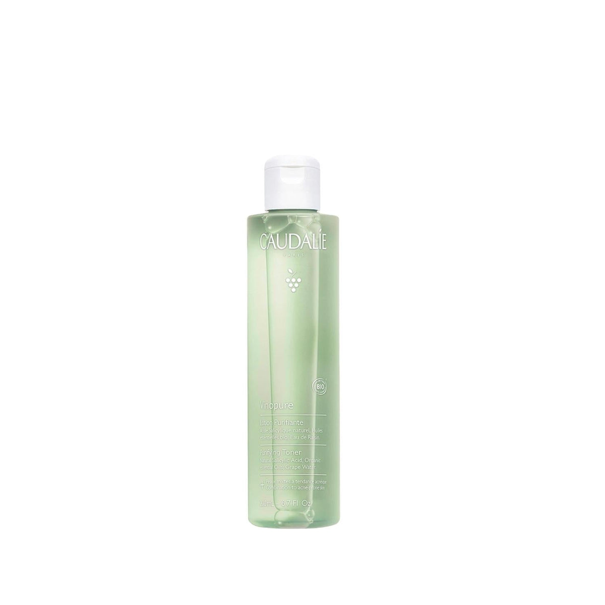 Caudalie Vinopure Acne Treatment Toner - Natural Anti-Acne Facial Toner 200ml by Beauty Care Bag