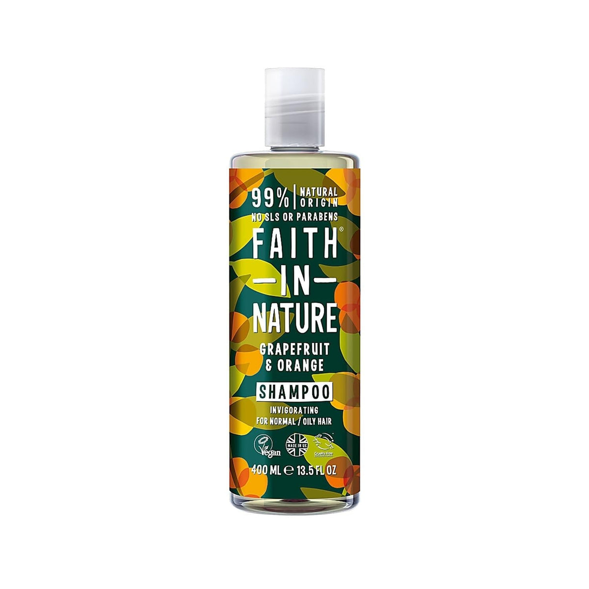Faith In Nature Grapefruit & Orange Refreshing Shampoo for Dandruff-Prone Hair - 13.53 fl ozShampooTorqelo.com