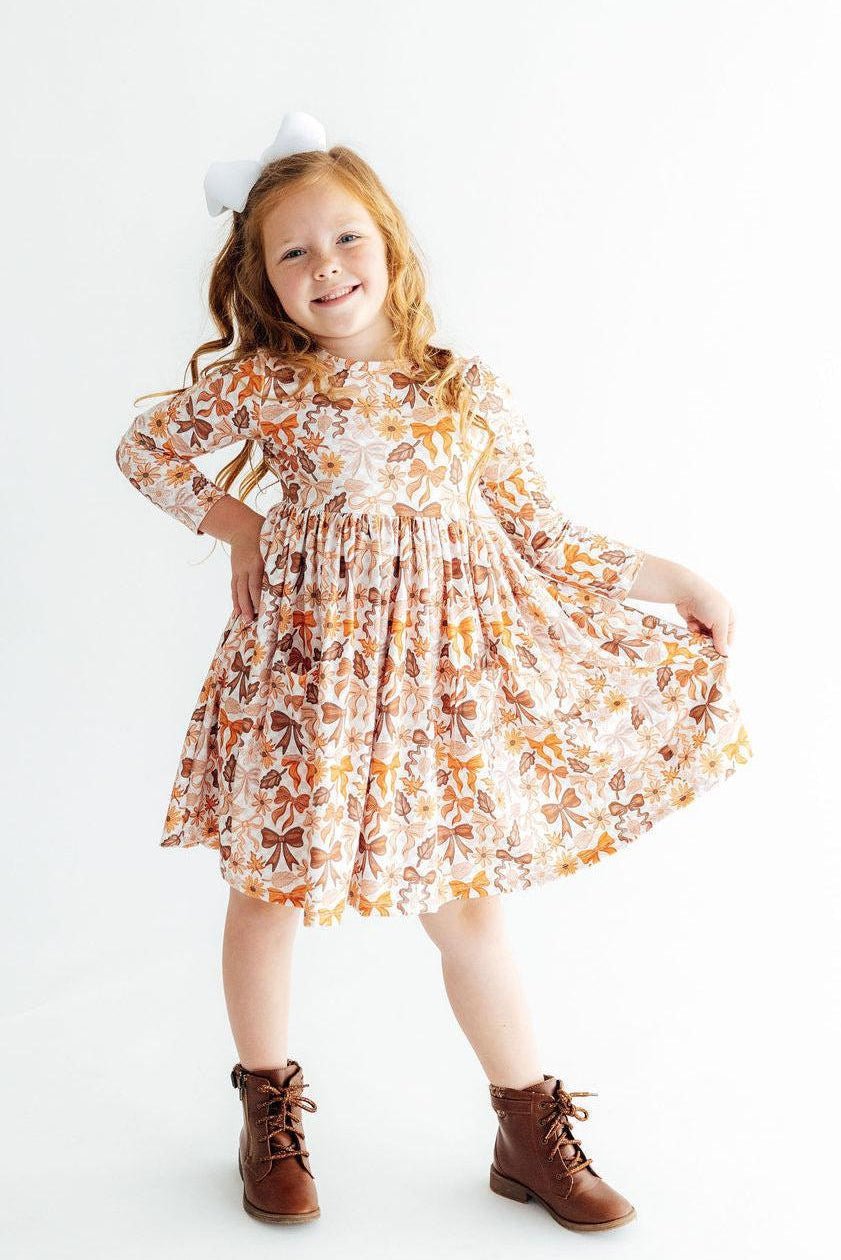 Fall Harvest L/S Pocket Twirl DressTwirl Dress - L/S - PocketTorqelo.com