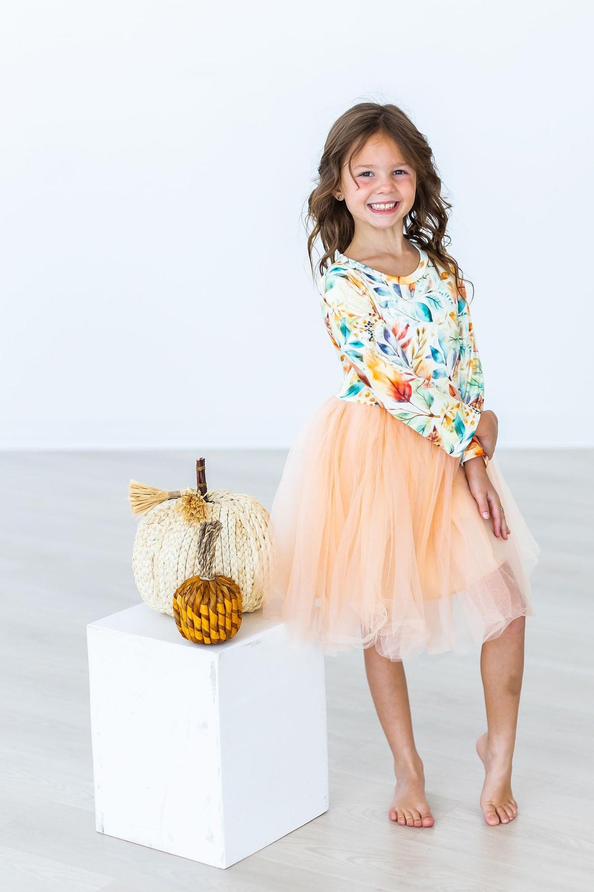 Fall Watercolors L/S Tutu DressTutu Dress L/STorqelo.com