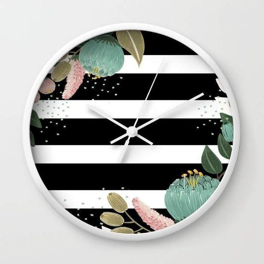 Fancy Lines Wall clock by Scorpius