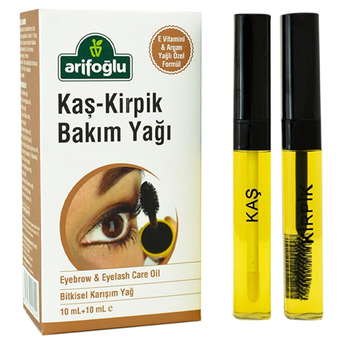 Arifoglu eyebrow and eyelash care oil with vitamin E and argan oil