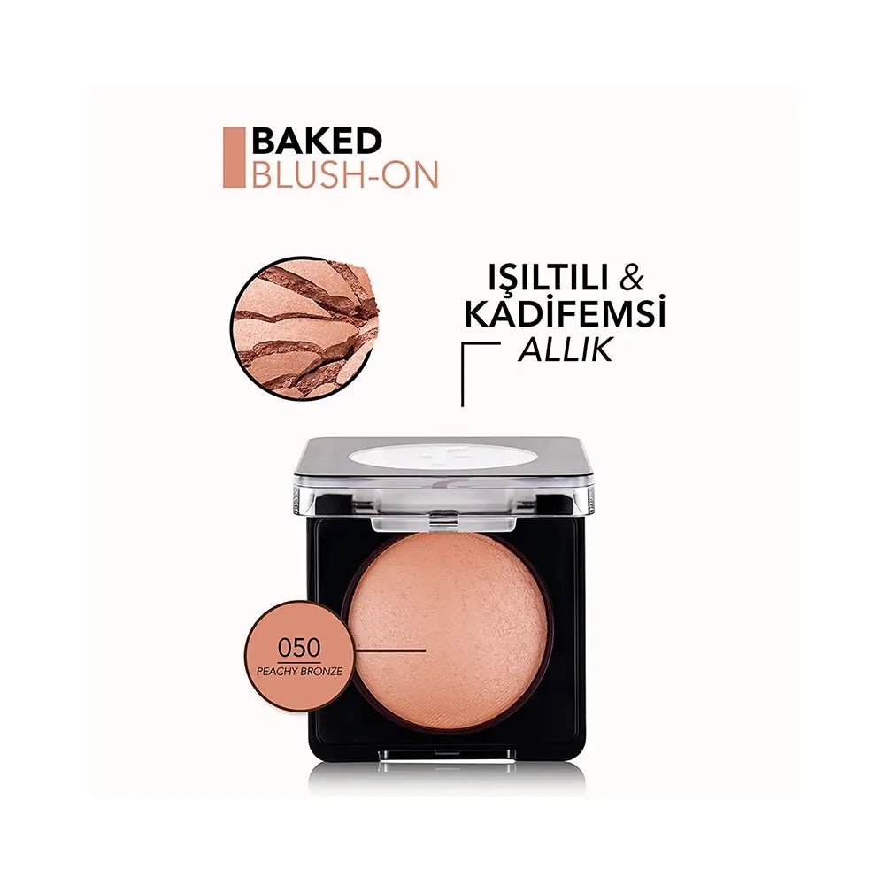 Flormar Baked Blush-On Radiant Shimmer Blush 050 Peachy BronzeMakeupTorqelo.com