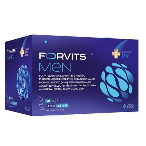 Forvits Lab Men Daily Multivitamin Supplement 30 Sachets by Beauty Care Bag