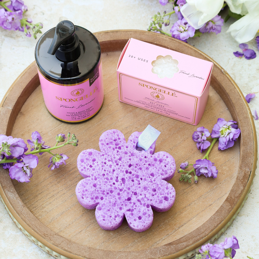 French Lavender Wild Flower, Pedi Buffer, and Body Wash Refill SetBody Gift SetTorqelo.com