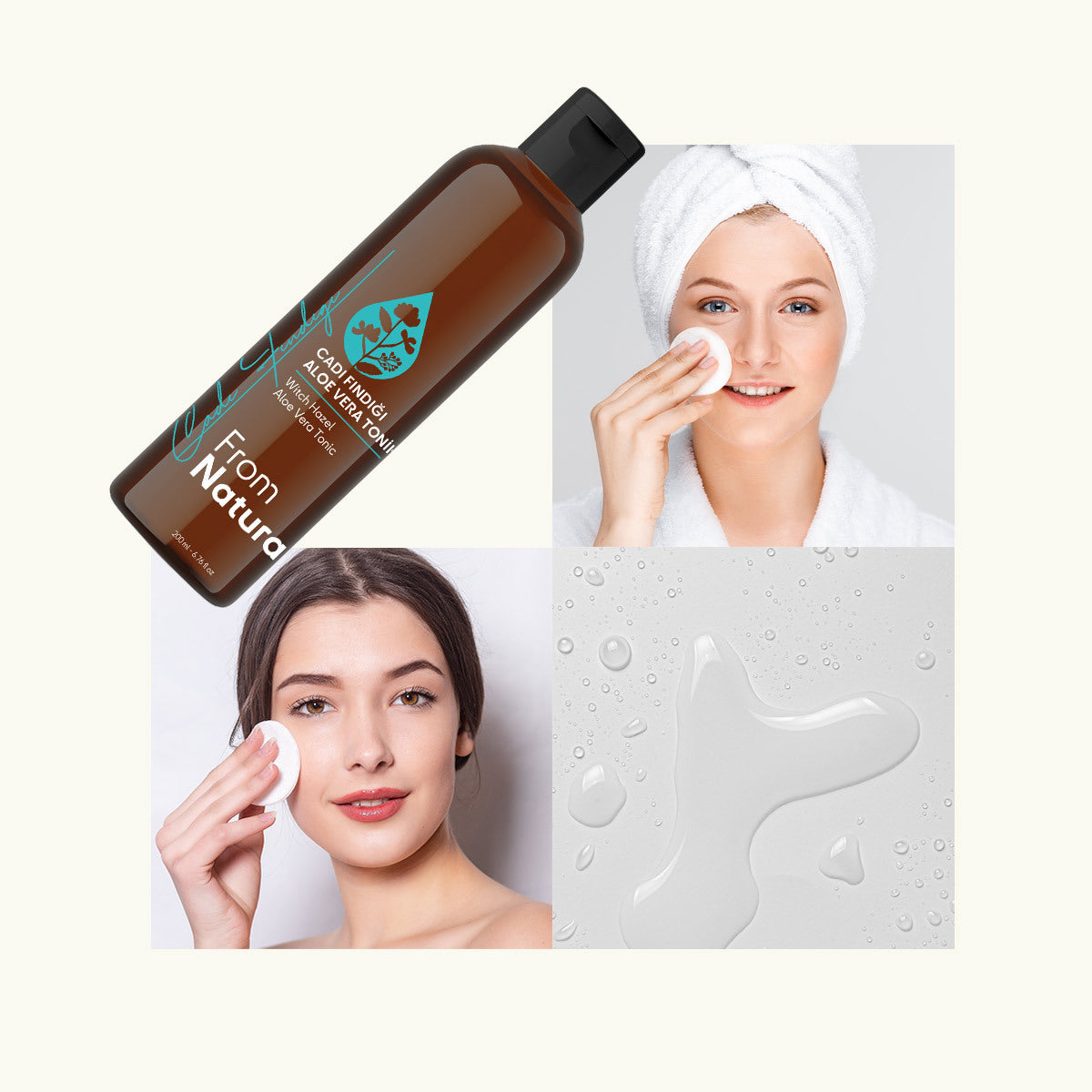 From Natura Witch Hazel & Aloe Vera Pore Refining Toner 200 ml by Beauty Care Bag