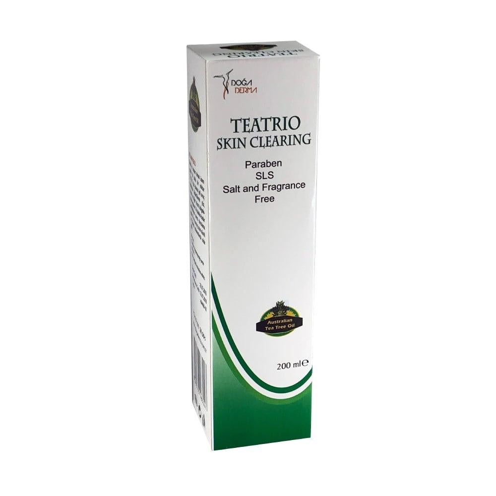 Teatrio Tea Tree Face Wash Gel 200ml - Natural Skincare, Gentle Cleansing for Face & Body by Beauty Care Bag