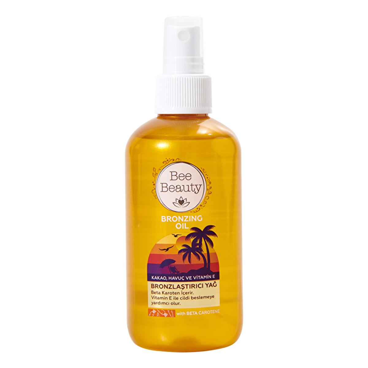 Bee Beauty tanning oil with beta carotene and cocoa oil, 200ml