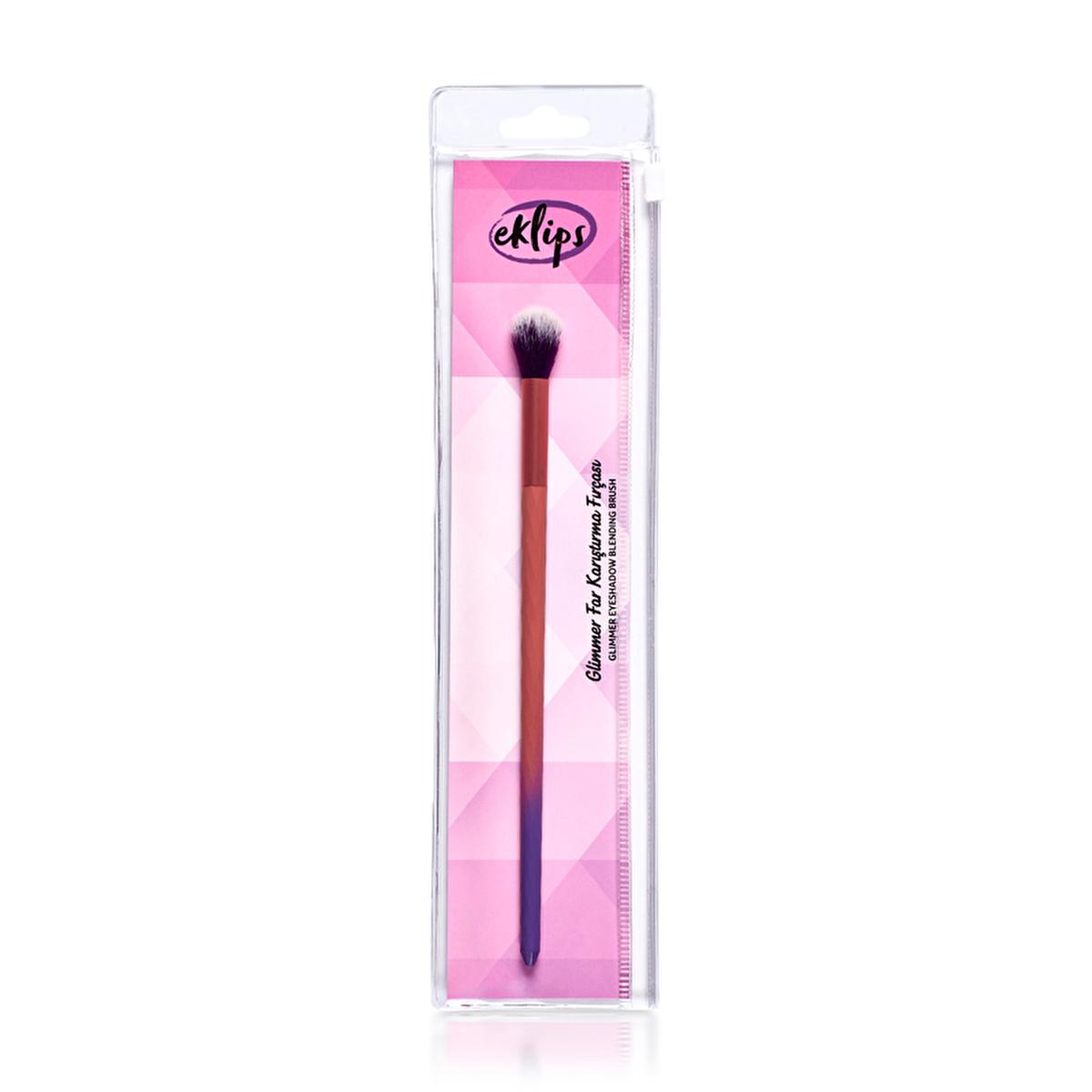 Eklips Glimmer: Eyeshadow Blending Brush - Achieve Seamless, Professional Eye Makeup with Soft, Dense Bristles for Effortless Color Transitions by Beauty Care Bag