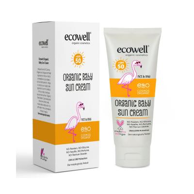 Ecowell Organic Baby Sunscreen SPF50 110g - Natural, Chemical-Free Protection for Sensitive Skin by Beauty Care Bag