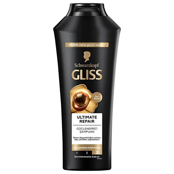 Gliss Ultimate Repair Shampoo - Keratin & Black Pearl Extract for Damaged Hair by Beauty Care Bag