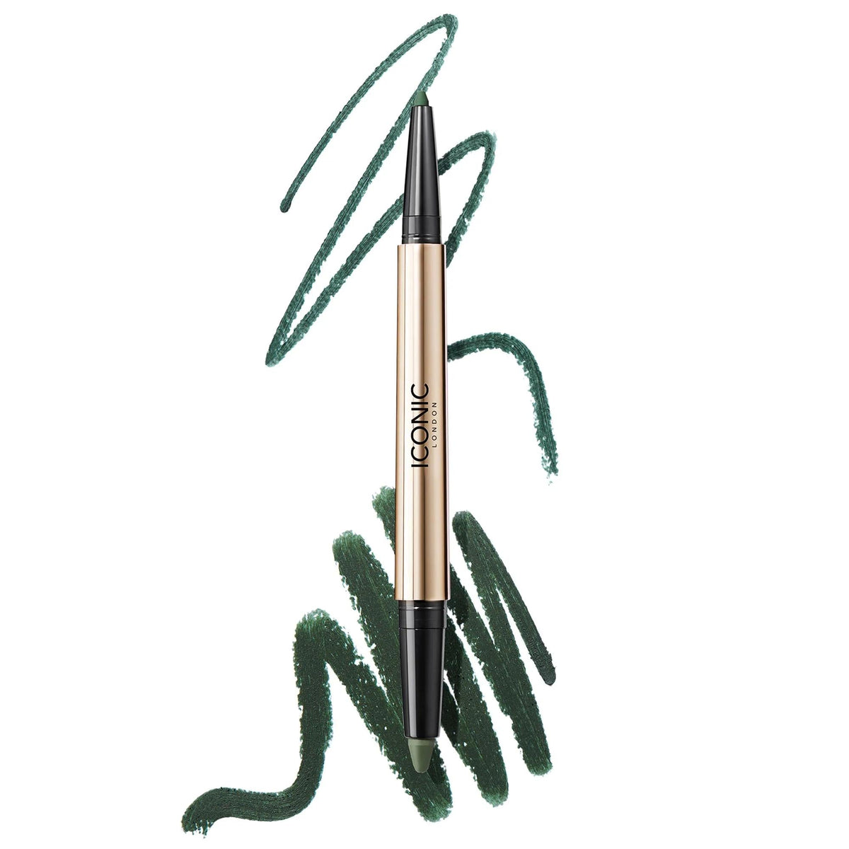 ICON Smokey Eye Duo: Long Wear Kajal Eyeliner + Cream Eyeshadow Crayon - Blendable, Cruelty-Free, Intense Color for Dramatic Smokey Eyes by Beauty Care Bag
