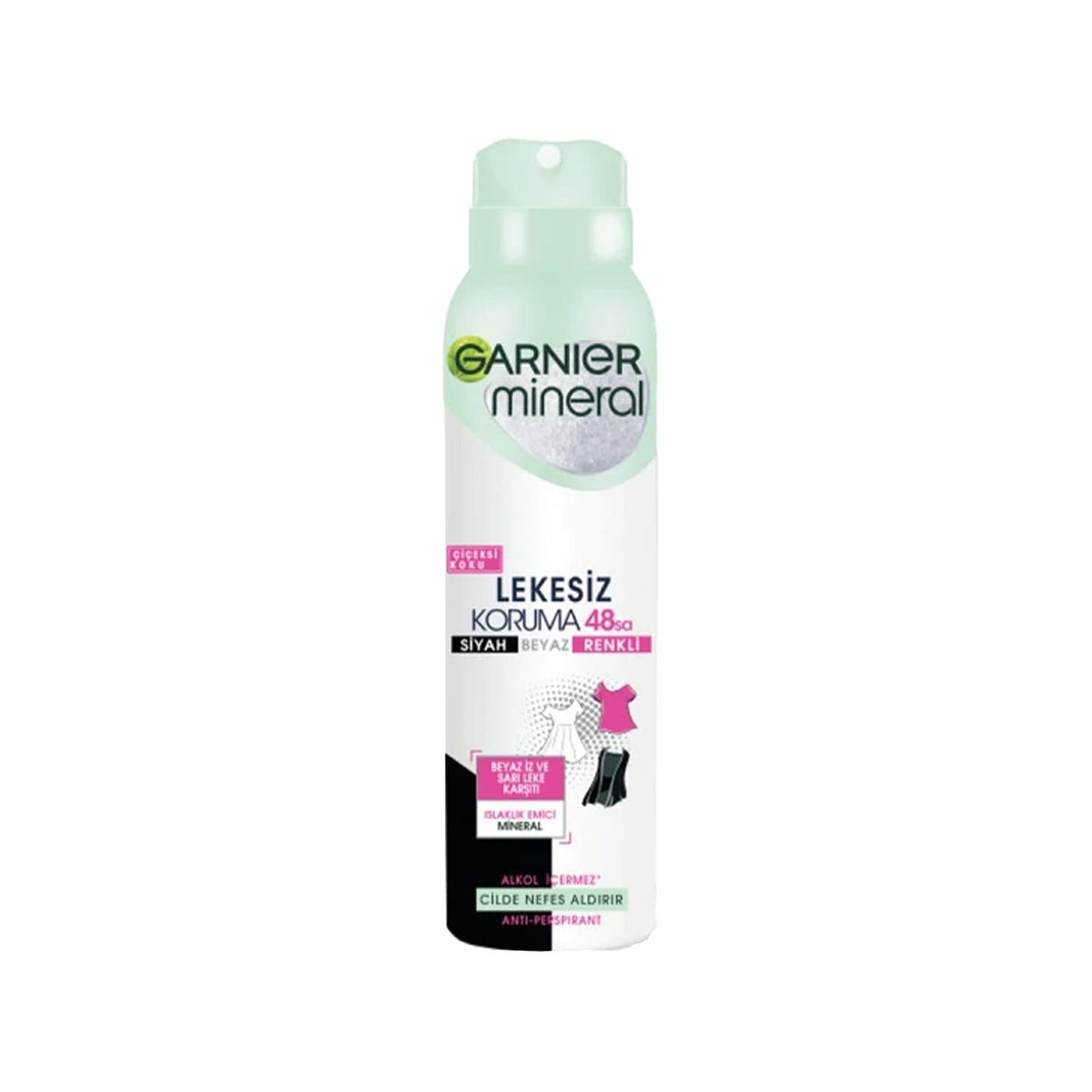 Garnier Mineral Deodorant Spray - Stain-Free Protection, Long-Lasting Odor Control for Men & Women, 5.07 fl ozDeodorantTorqelo.com