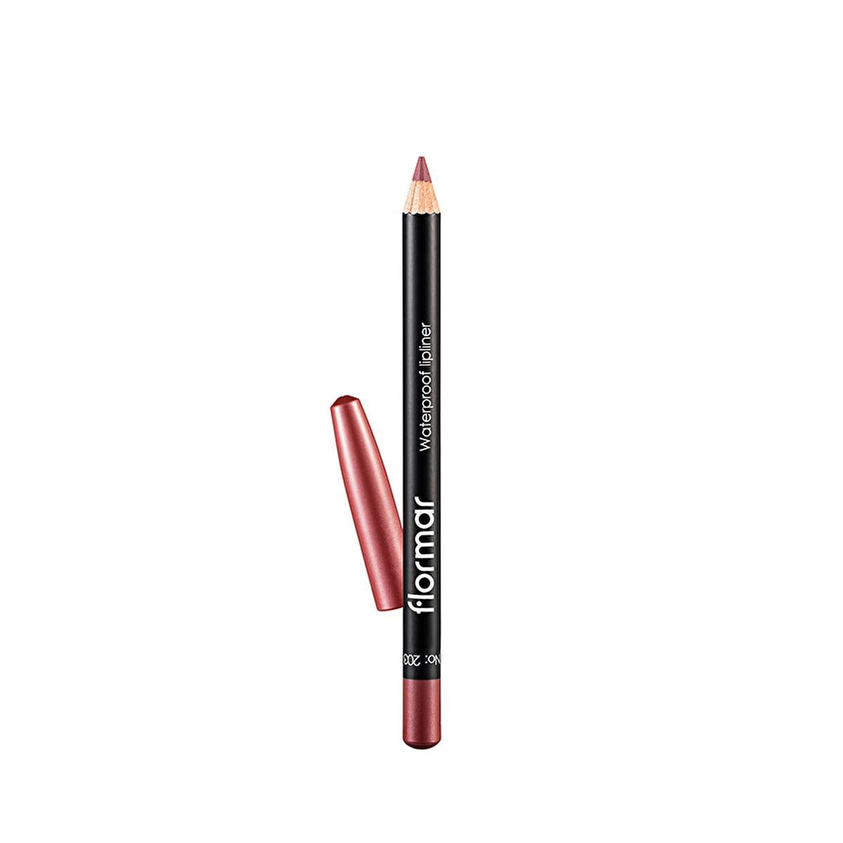 Flormar Mat Lip Liner - Waterproof, Long-Lasting, Matte Finish, 203 Subdued Pink by Beauty Care Bag