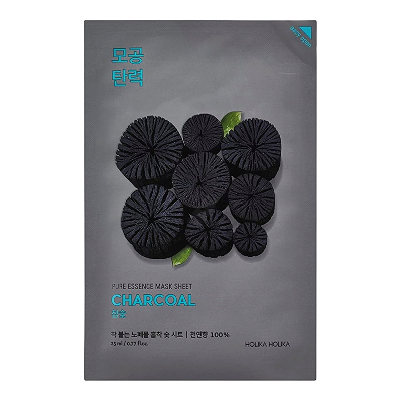 Holika Holika Pure Essence Charcoal Mask Sheet 23ml by Beauty Care Bag
