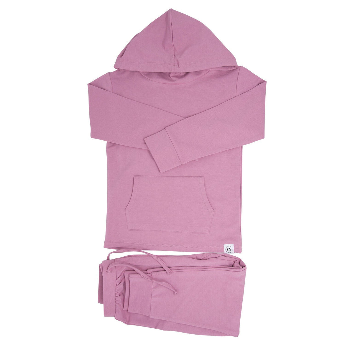 Hooded Jogger Set Lotus Pink by Sweet Bamboo