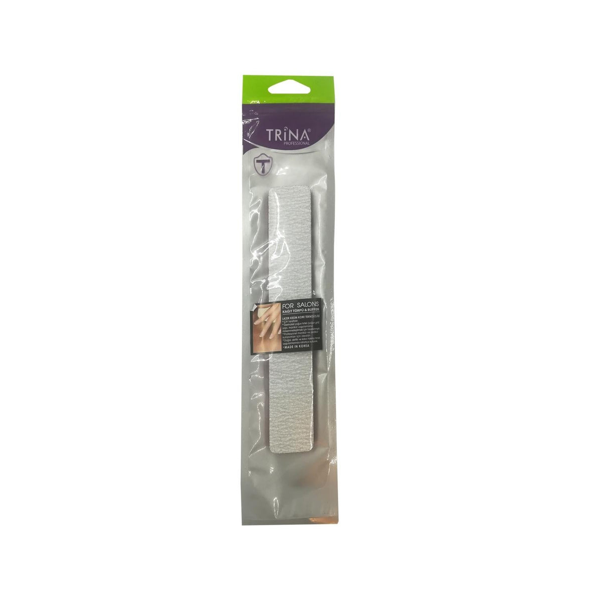 Trina Kare Zebra Nail Buffer - Professional Nail Care Tool for DIY Grooming & Salon Quality Results by Beauty Care Bag