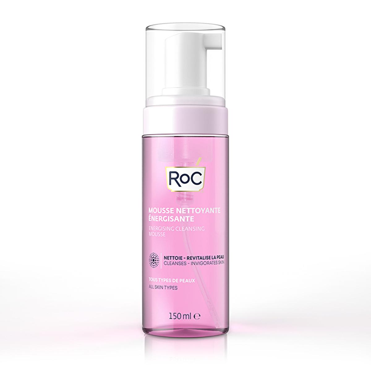 Roc Facial Cleansing Foam: Gentle Daily Face Cleanser for Clear Skin with Zinc, Copper & Magnesium - 150ml by Beauty Care Bag