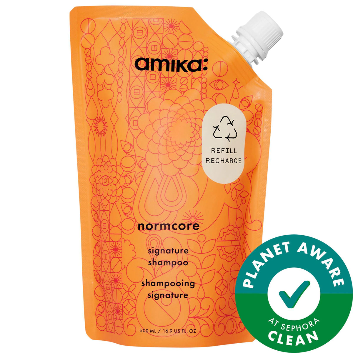 Normcore: Hydrating Sulfate-Free Shampoo with Sea Buckthorn - Gentle Cleansing & Intense Shine for Dry, Fine Hair. Vegan & Cruelty-Free. by Beauty Care Bag