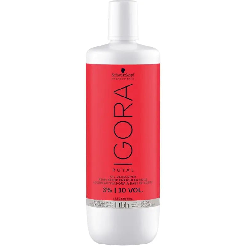 Igora Royal Oil Developer 3% 10 Volume Oxidizing Cream 1000ml by Beauty Care Bag