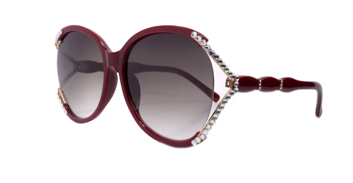 Bling Women Sunglasses Genuine European Crystals, 100% UV Protection. NY Fifth Avenue by NY Fifth Avenue