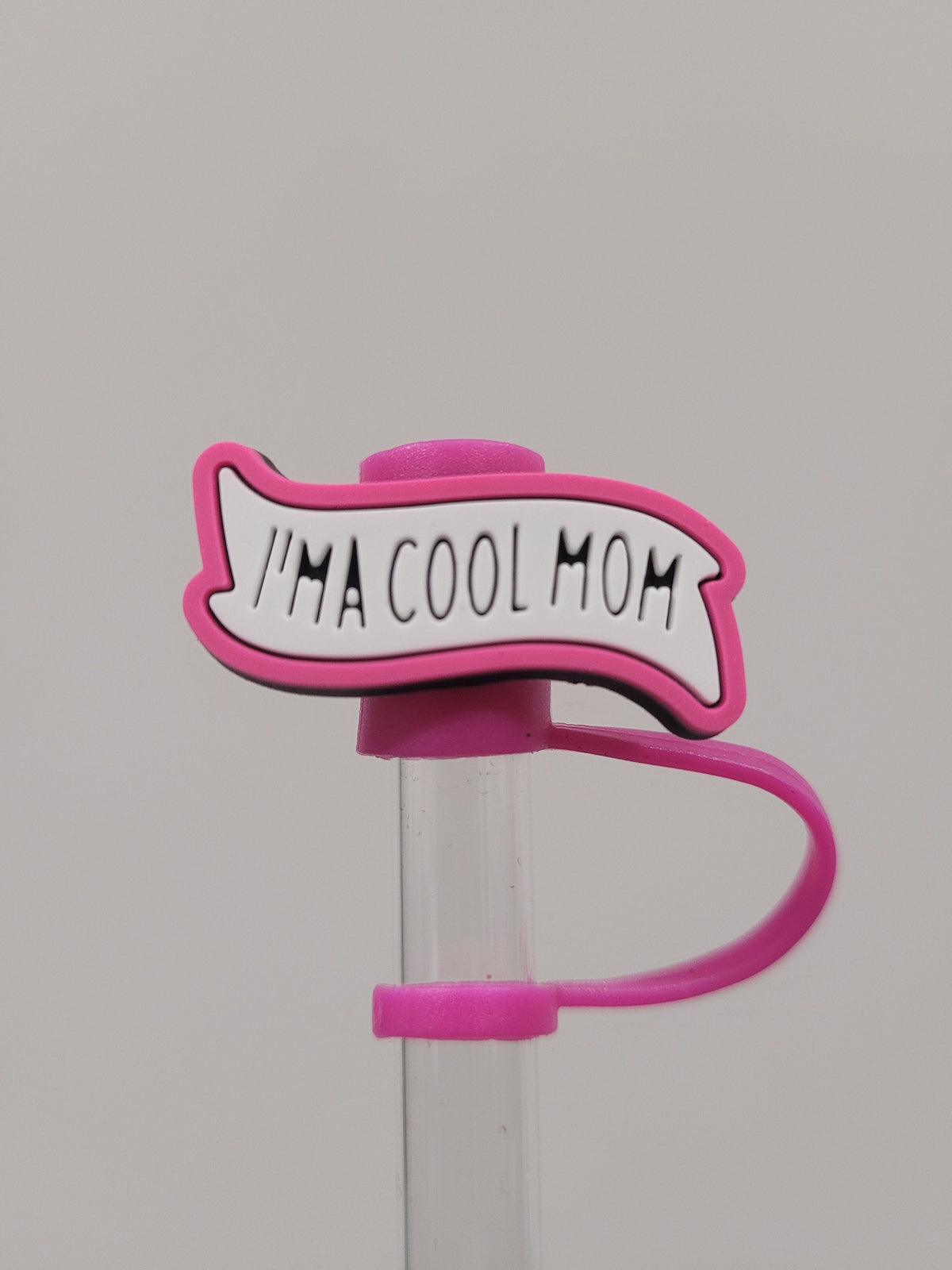 I'm a Cool Mom 10mm straw topper by THE SALTY CHIC