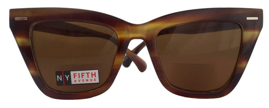 Hades, High-End Line Bifocal (Clear On Top) Sun Readers for Women OR Non-Bifocal Readers Sunglasses (Brown Tortoiseshell) NY Fifth Avenue by NY Fifth Avenue