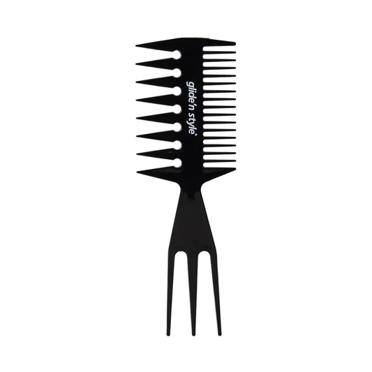 Glide'N Style Pro Styling Comb GS-285 for Precision Hair Styling by Beauty Care Bag
