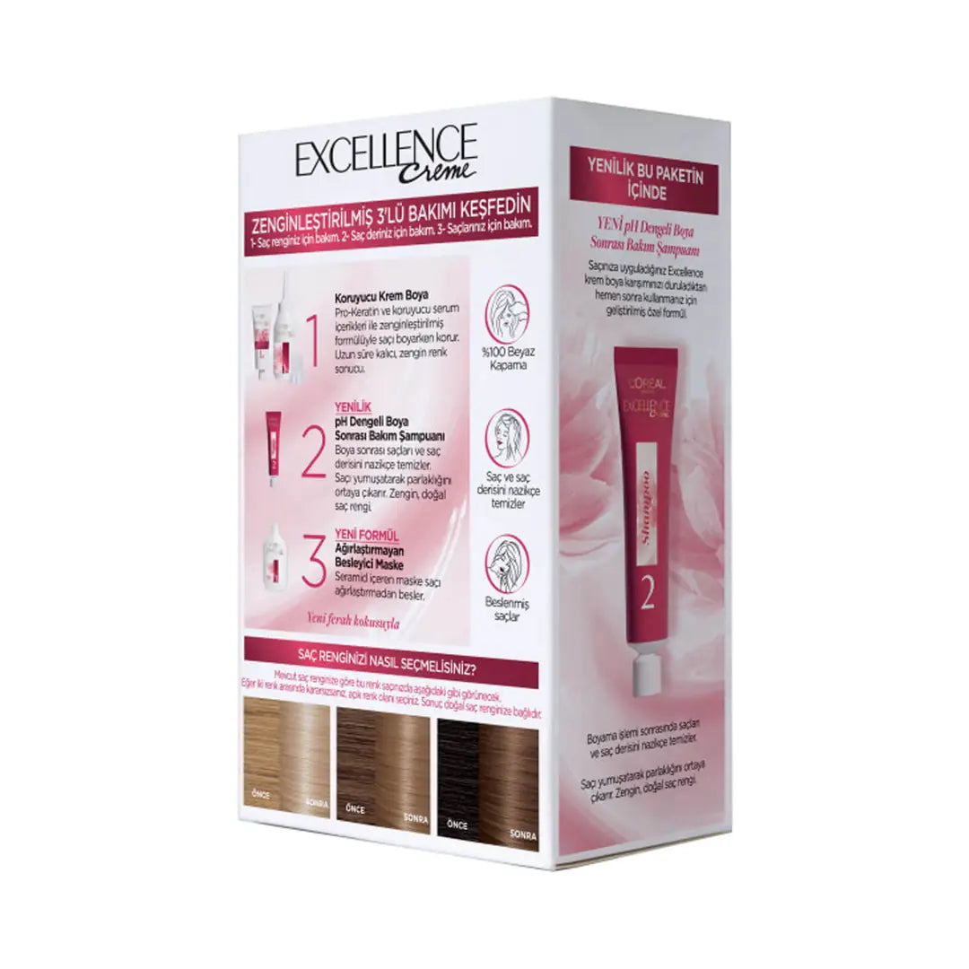 L'Oreal Excellence Creme Hair Color 9-1 Cool Ash Blonde by Beauty Care Bag