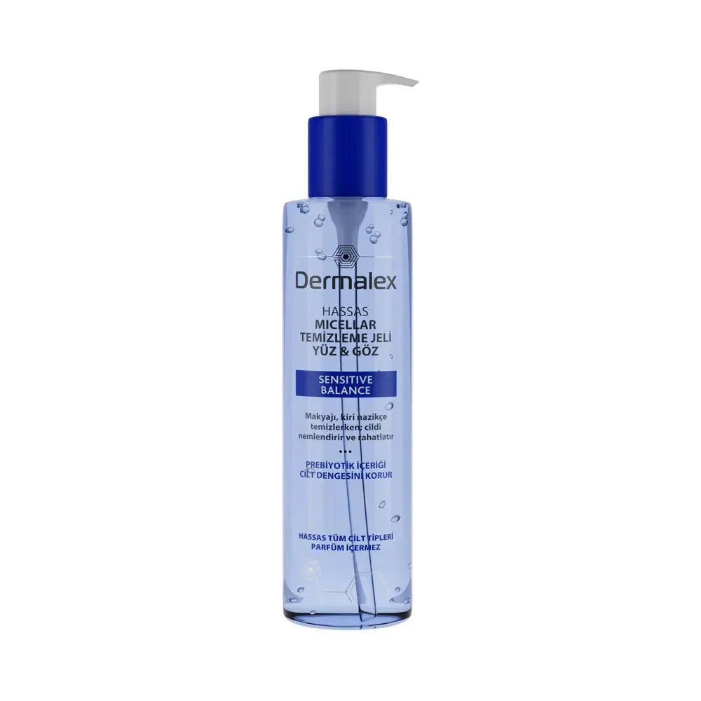 Dermalex Sensitive Micellar Cleansing Gel for Face & Eyes 200ml by Beauty Care Bag