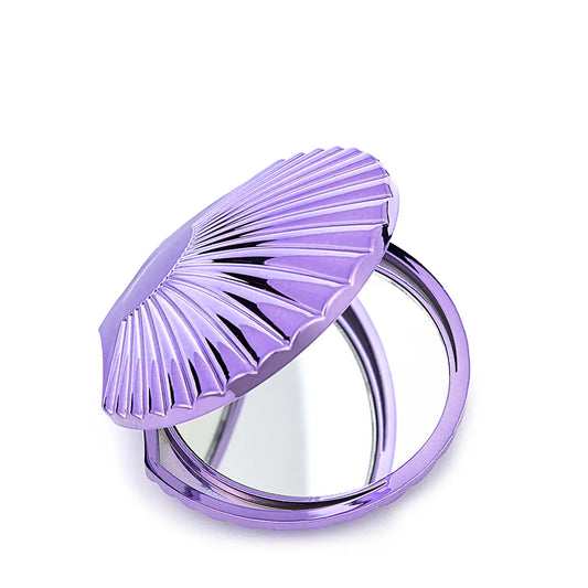 Lionesse Seashell Pocket Mirror for On-the-Go Touch-Ups by Beauty Care Bag