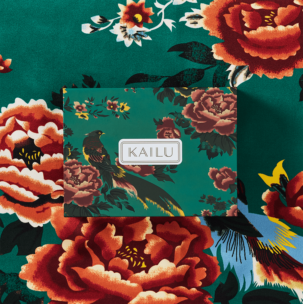 KAILU Imperial Bloom Silk Scarf – Luxury Accessory by KAILU