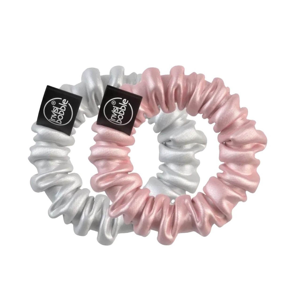 Invisibobble Sprunchie Slim Bella Chrome Hair Accessories - Stylish & Gentle Hair Ties for Long HairHair AccessoriesTorqelo.com