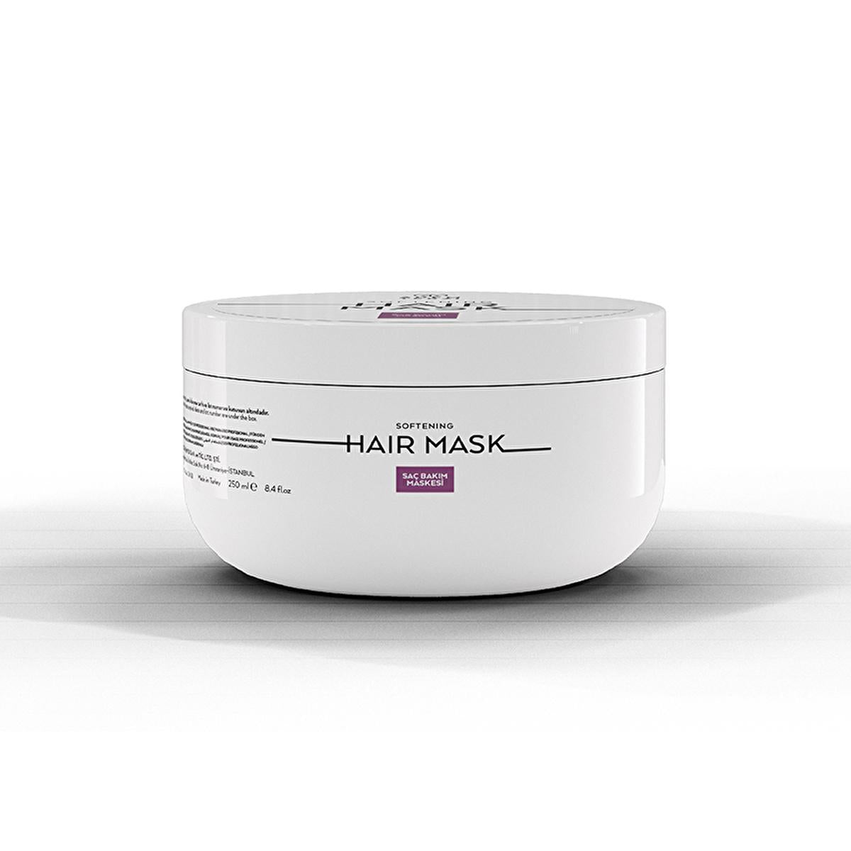 Adem Terzi Softening Hair Mask - 8.45 fl oz Intensive Nourishment for Dry Damaged Hair by Beauty Care Bag