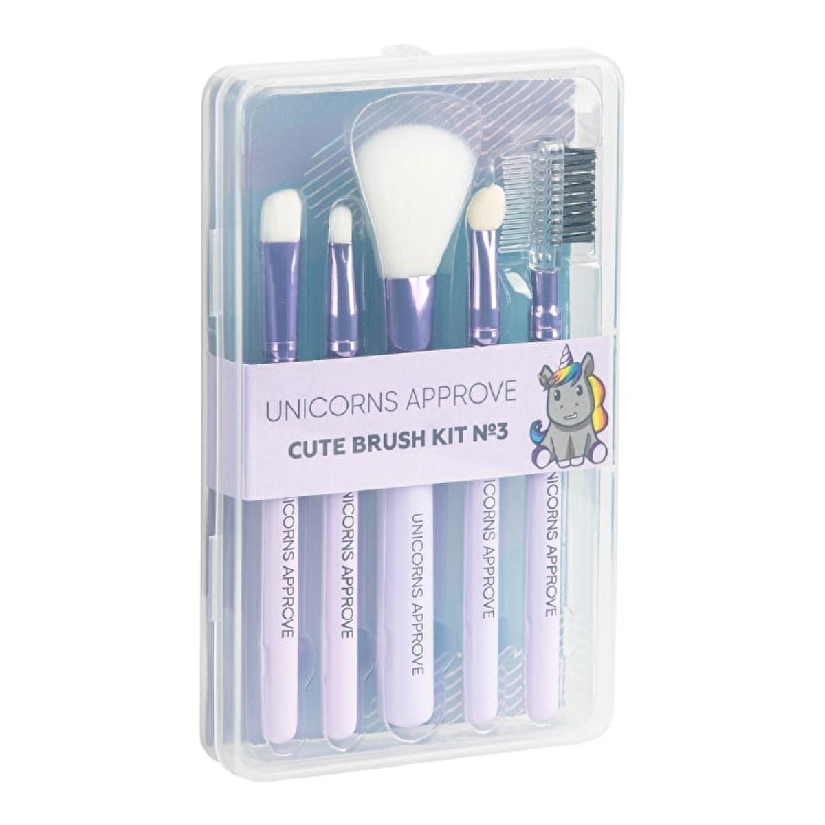 Soda Unicorns cute 5-piece makeup brush set