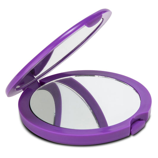 Eklips Compact Mirror and Comb Set - Portable Folding Mirror for Makeup Touch-Ups & On-the-Go Hair Styling - Travel & Pocket Size by Beauty Care Bag