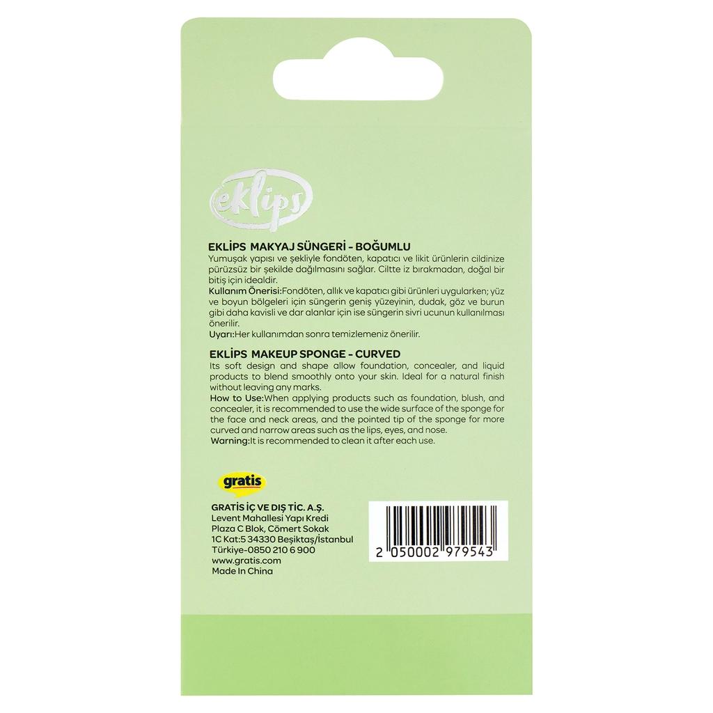 Eklips Hourglass Makeup Sponge for Flawless Blending 1 Count by Beauty Care Bag