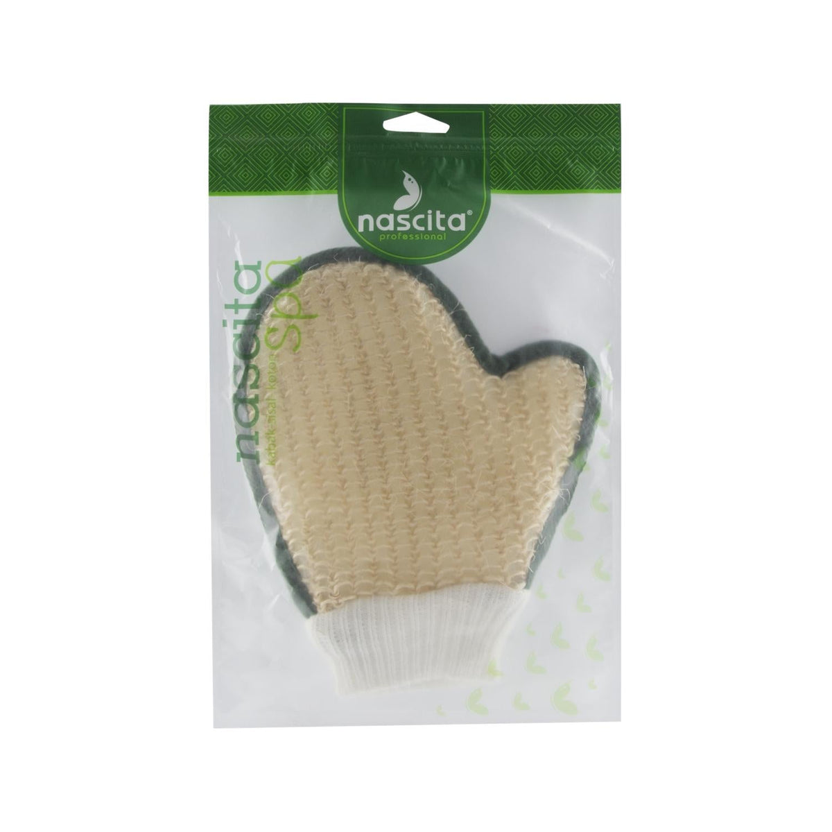 Nascita Sisal Exfoliating Glove for Natural Skincare Routine - Gentle Exfoliation & Spa Experience at Home by Beauty Care Bag