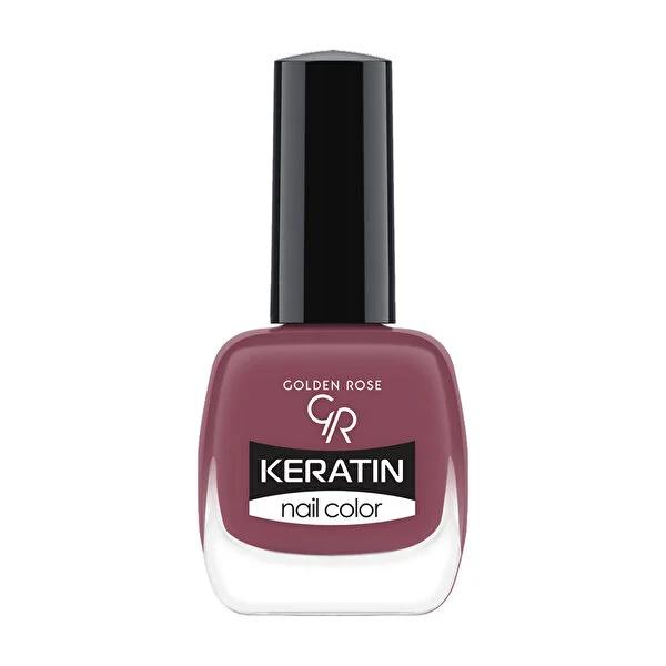 Golden Rose Keratin Nail Polish - Long-lasting Color with Keratin Enrichment by Beauty Care Bag