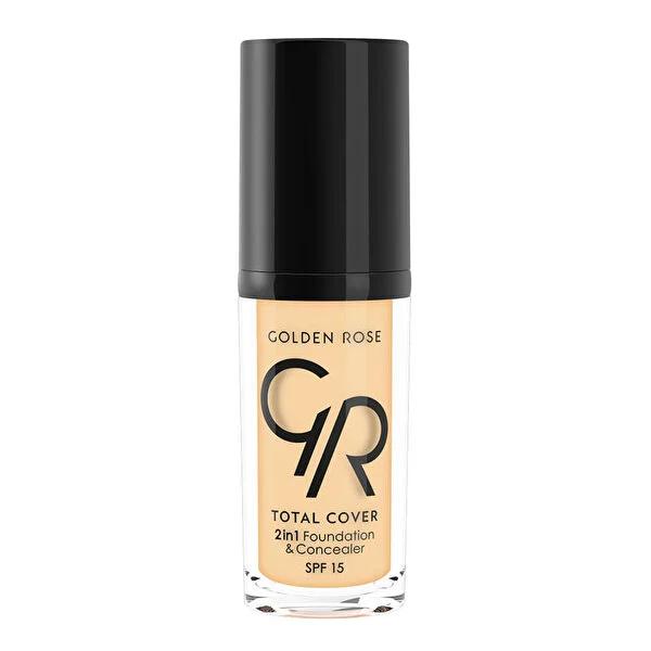 Golden Rose Total Cover 2-in-1 foundation and concealer with vitamin E