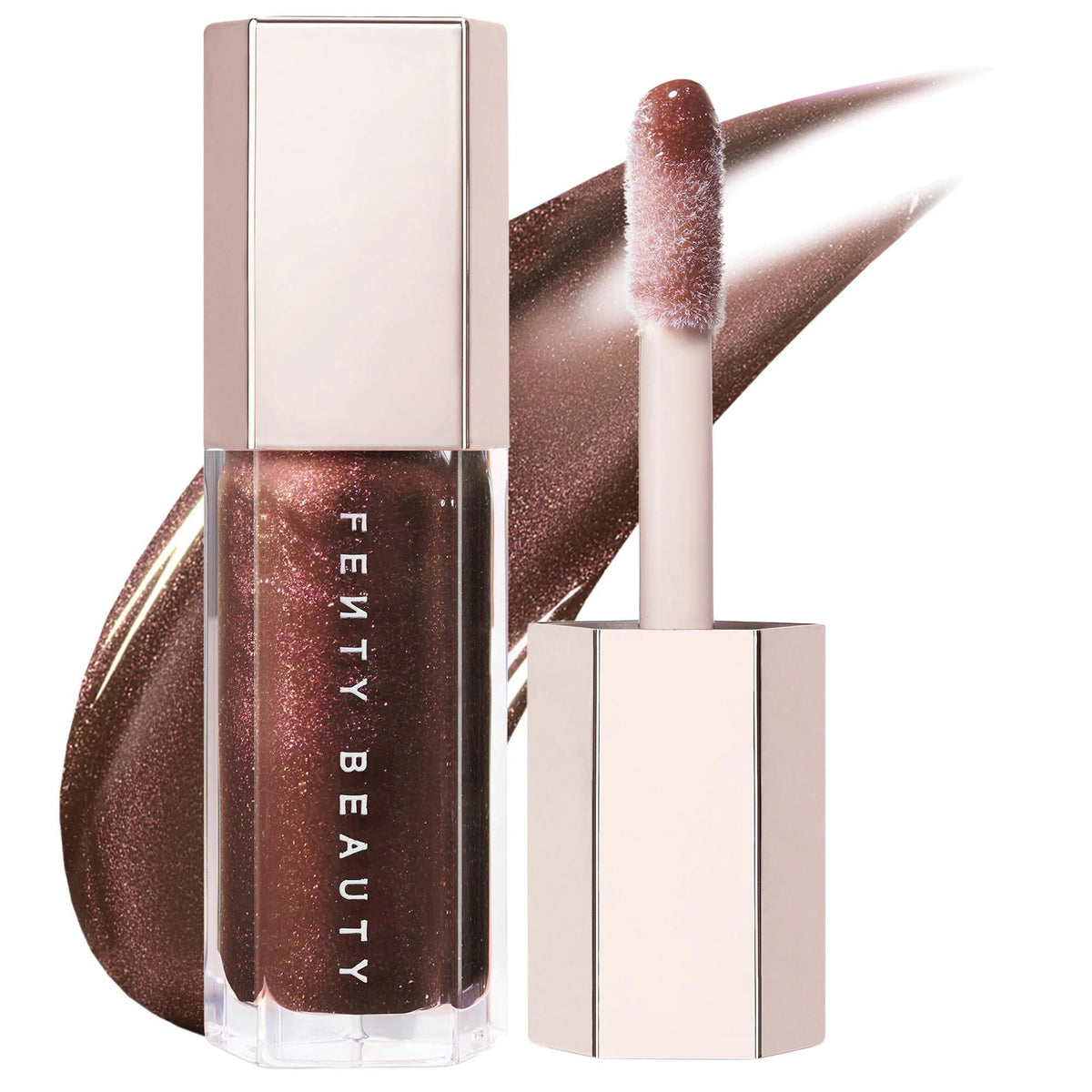 Fenty Beauty Gloss Bomb: Universal Shine Lip Luminizer - Non-Sticky, Hydrating Peach Vanilla Lip Gloss for All Skin Tones by Beauty Care Bag