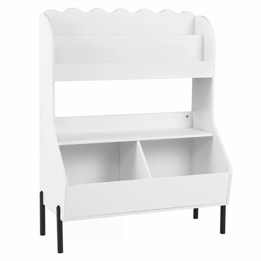 Kids Toy Storage Organizer with Bookshelf and BinsKids Storage FurnitureTorqelo.com