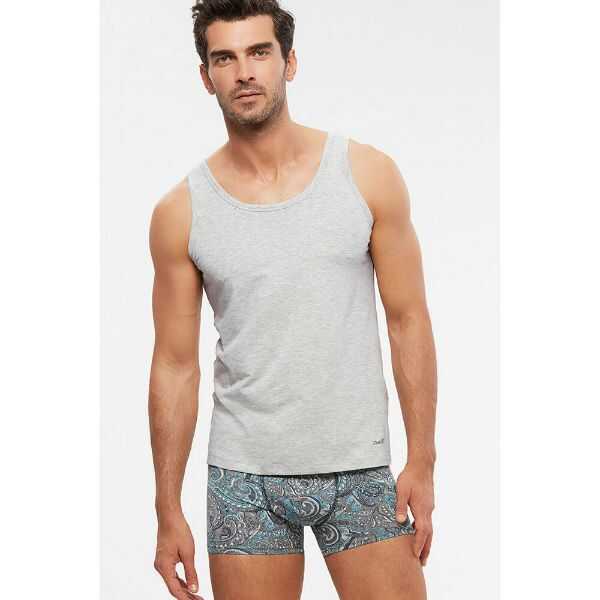 Kom Scott 9001 Grey Men's Undershirt Tank Top by Beauty Care Bag