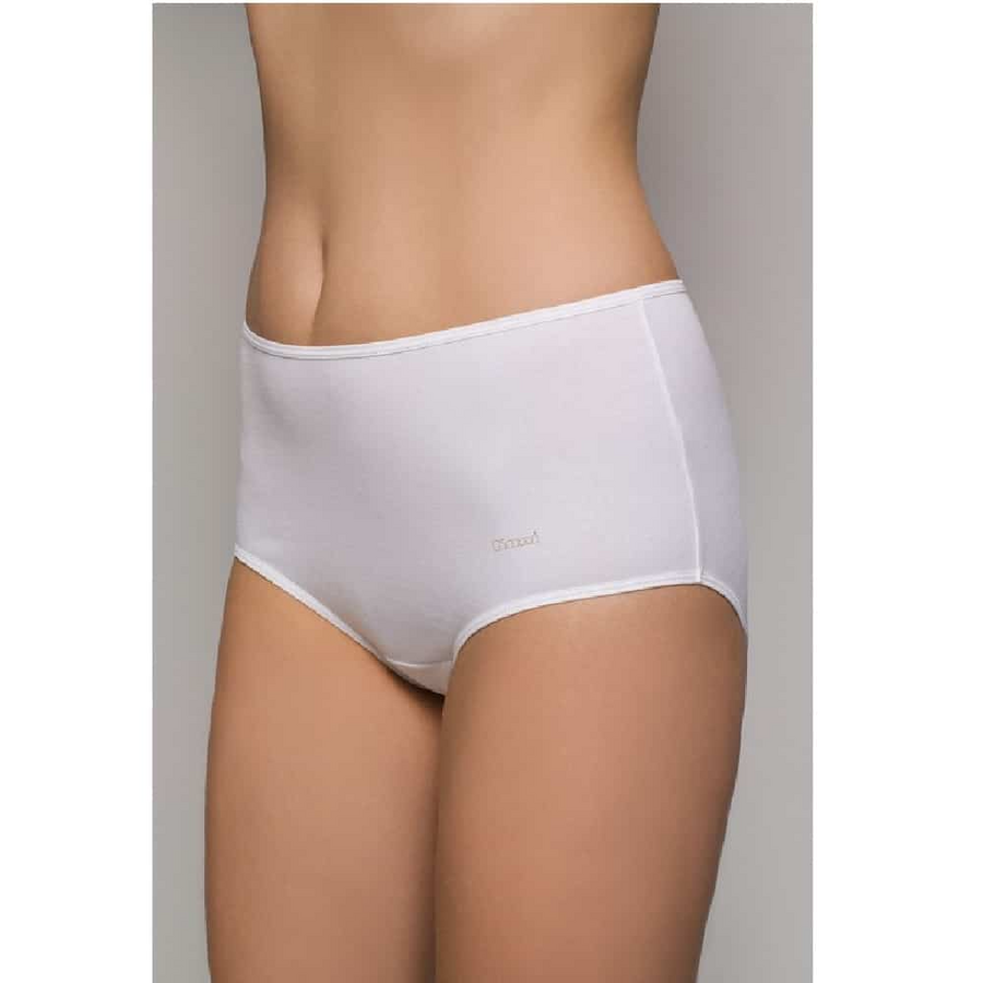 Kom Basic Maxi Briefs High Coverage White 2-Pack by Beauty Care Bag