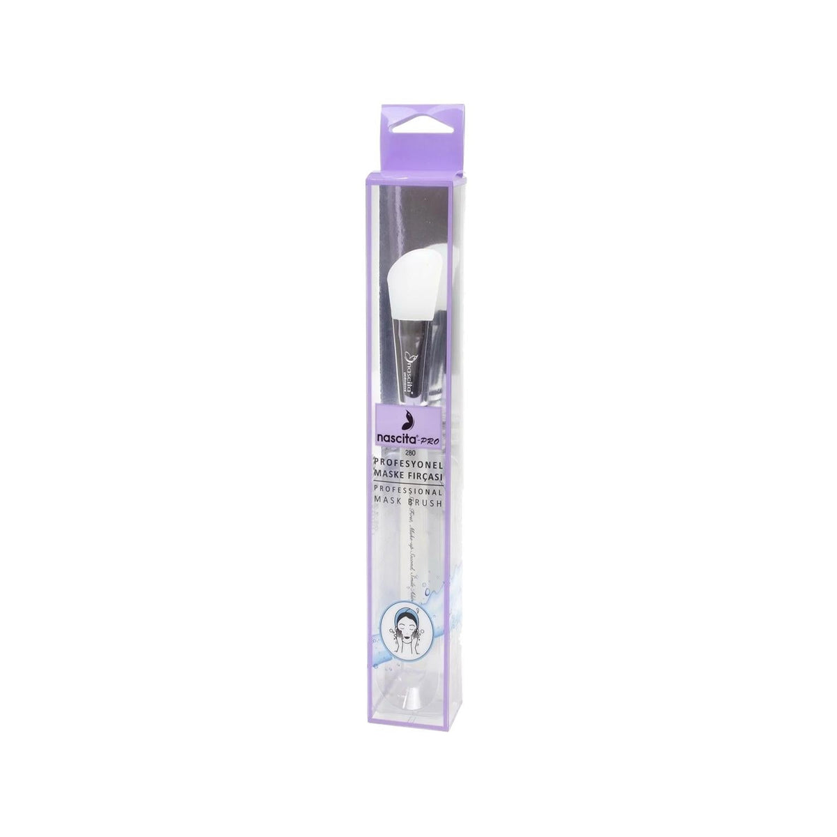Nascita Face Mask Brush NASBRUSH0280 - Gentle Cleaning & Hygiene for Reusable Face Masks by Beauty Care Bag