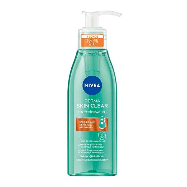 Nivea Derma Skin Clear facial cleansing gel, 5.07 fl oz