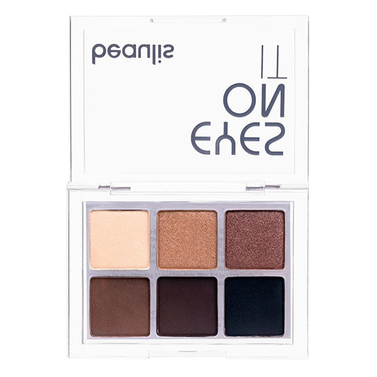 Beaulis Eyes On It 6-Pan Eyeshadow Palette in 151 Essential by Beauty Care Bag